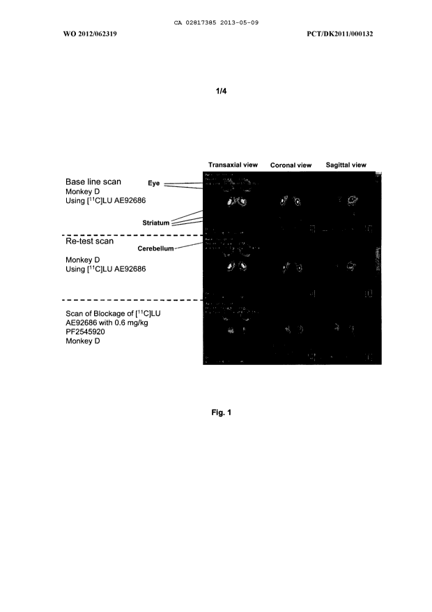 Document de brevet canadien 2817385. Dessins 20121209. Image 1 de 4