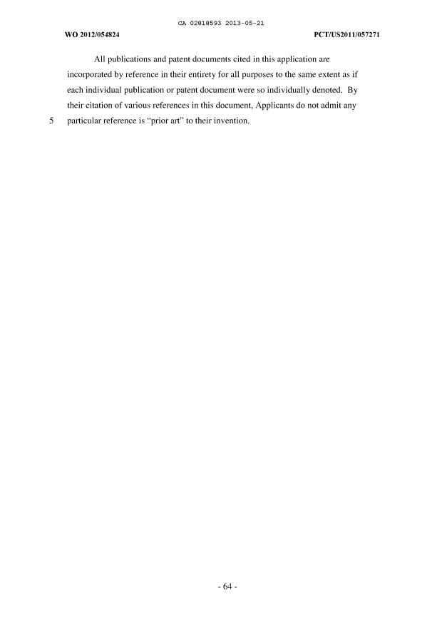 Canadian Patent Document 2818593. Description 20130521. Image 64 of 64
