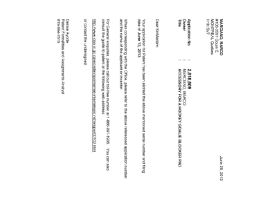 Canadian Patent Document 2818609. Correspondence 20121226. Image 1 of 1