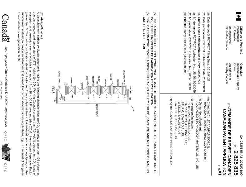 Document de brevet canadien 2825835. Page couverture 20131007. Image 1 de 1