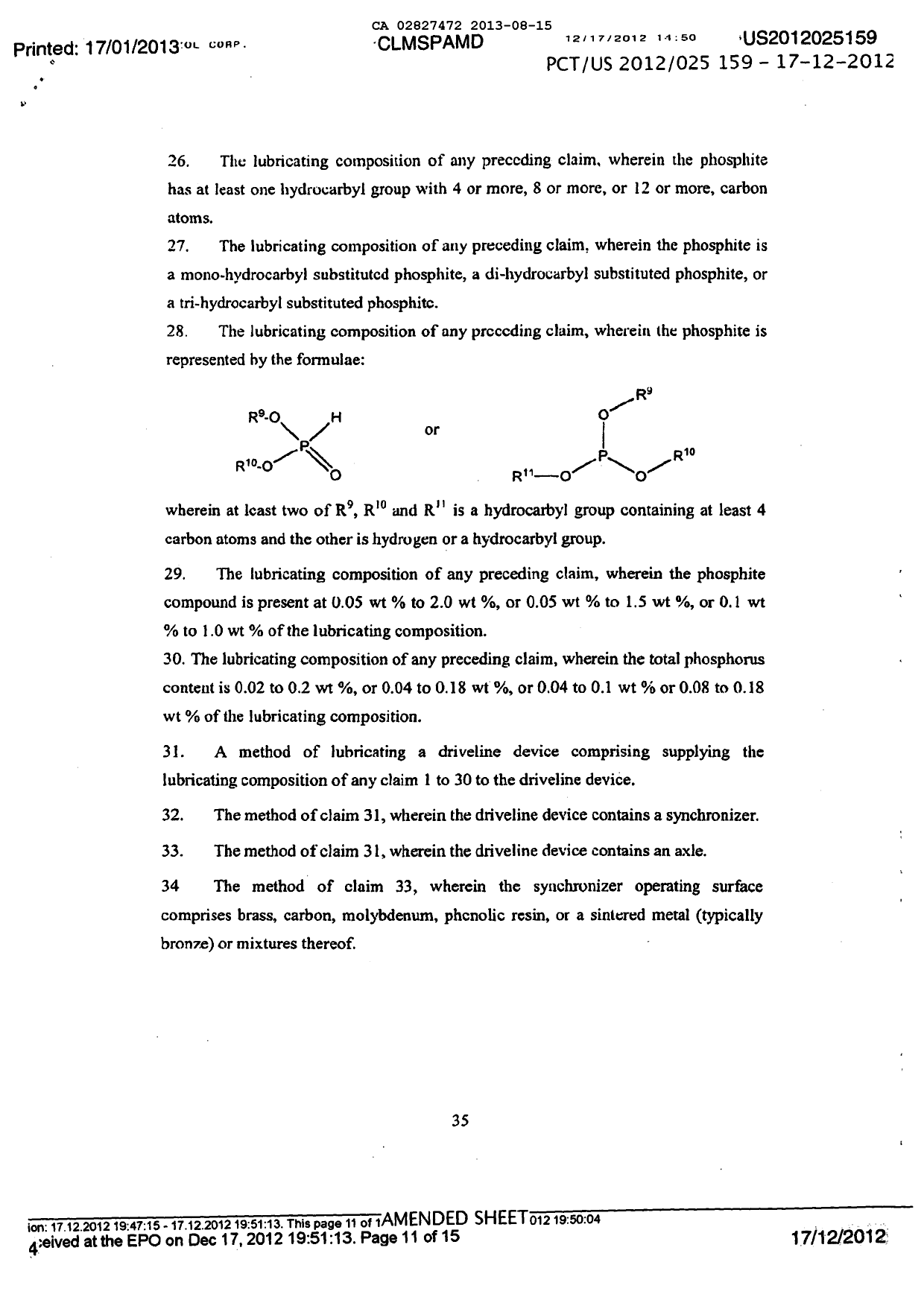 Canadian Patent Document 2827472. Claims 20130815. Image 4 of 4