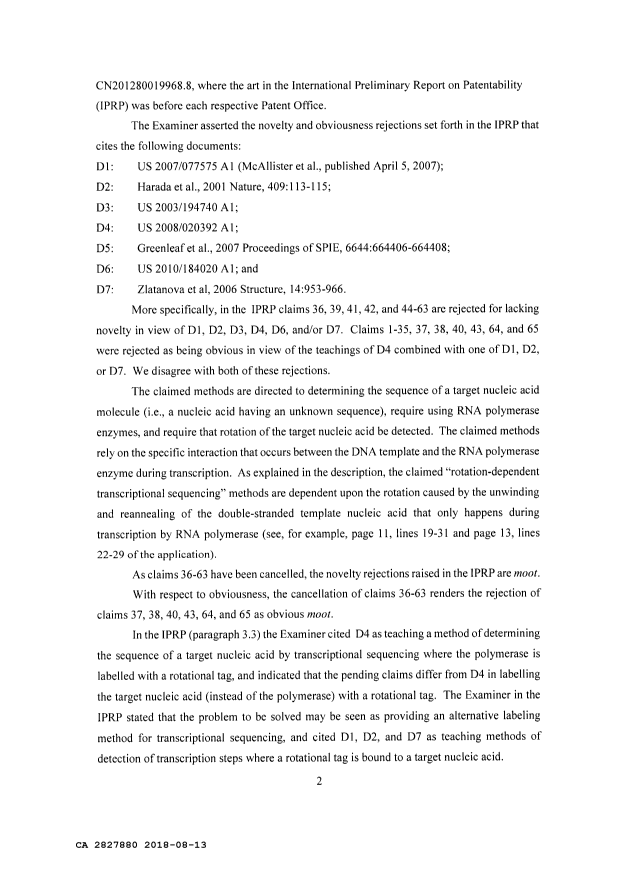 Canadian Patent Document 2827880. Amendment 20180813. Image 2 of 18