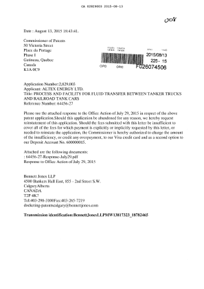 Canadian Patent Document 2829003. Prosecution-Amendment 20141213. Image 1 of 6