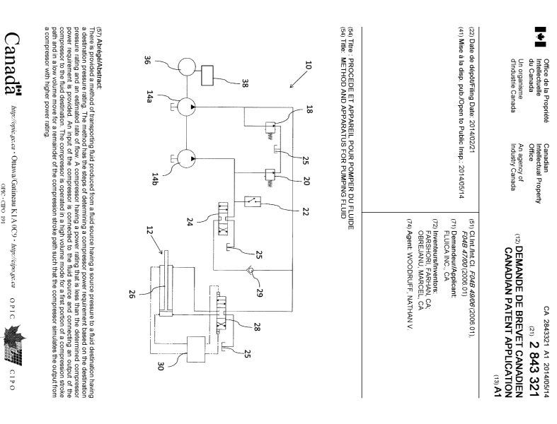 Document de brevet canadien 2843321. Page couverture 20140520. Image 1 de 1