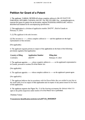 Canadian Patent Document 2843797. Correspondence 20131208. Image 2 of 3