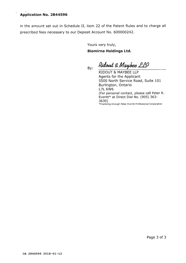 Canadian Patent Document 2844596. Sequence Listing - Amendment 20180112. Image 3 of 3