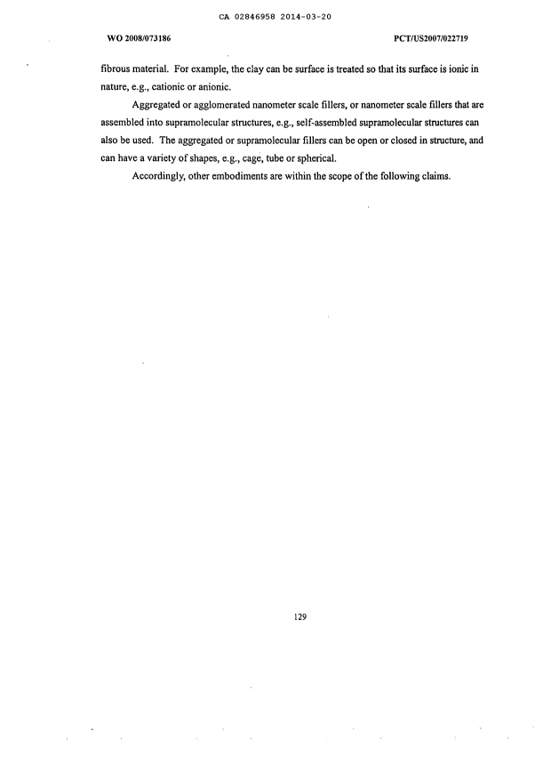 Document de brevet canadien 2846958. Description 20140320. Image 130 de 130