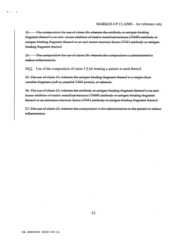 Canadian Patent Document 2860304. Amendment 20200311. Image 11 of 11