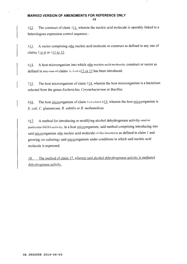 Canadian Patent Document 2862558. Amendment 20190603. Image 13 of 13