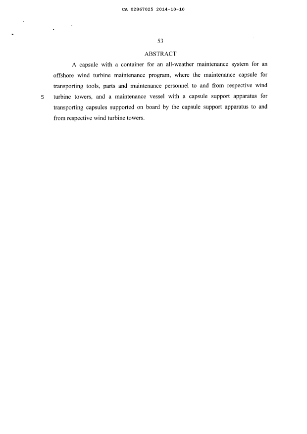 Document de brevet canadien 2867025. Abrégé 20141010. Image 1 de 1