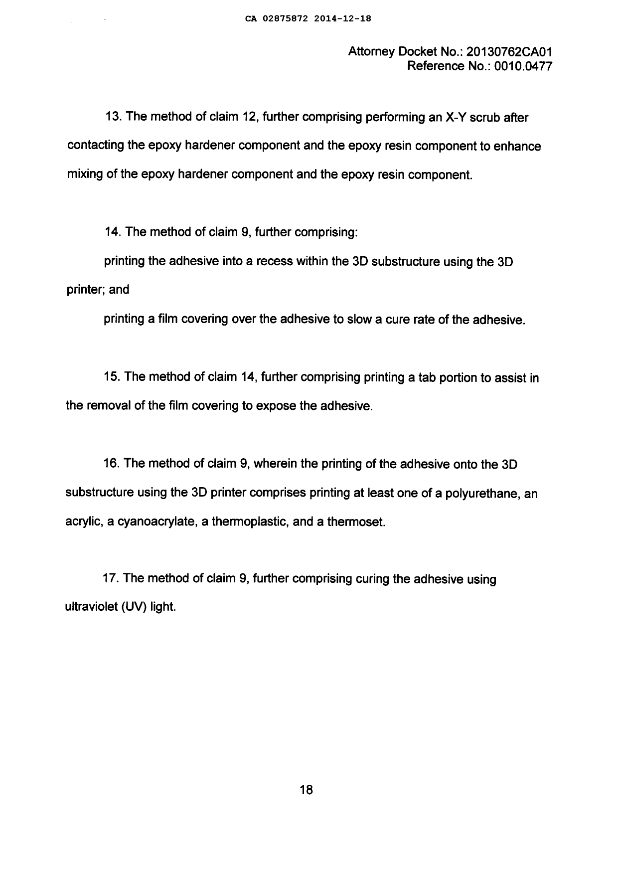 Document de brevet canadien 2875872. Revendications 20131218. Image 4 de 4
