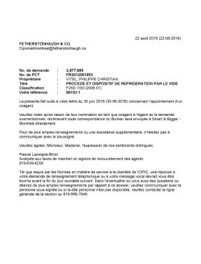 Document de brevet canadien 2877889. Correspondance 20151222. Image 1 de 1
