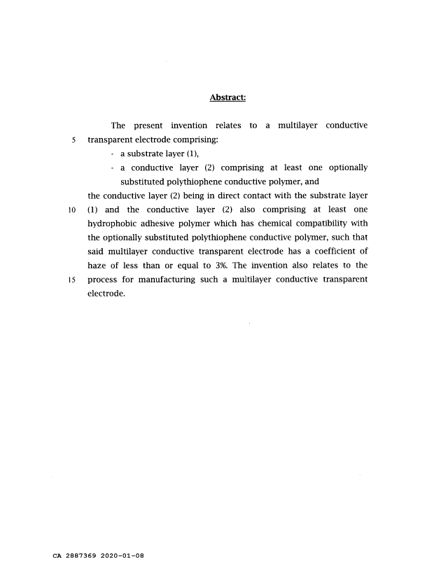 Document de brevet canadien 2887369. Abrégé 20200108. Image 1 de 1