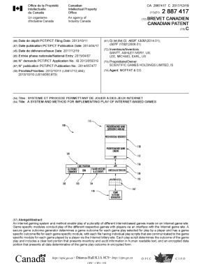 Document de brevet canadien 2887417. Page couverture 20161227. Image 1 de 1