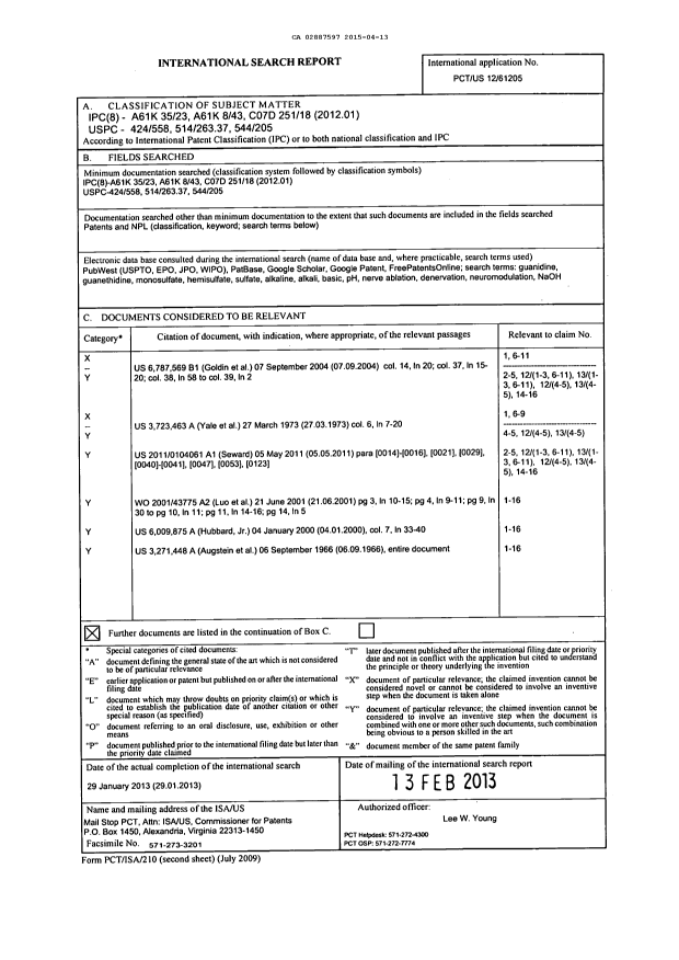 Document de brevet canadien 2887597. PCT 20141213. Image 1 de 12