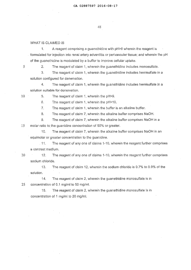 Document de brevet canadien 2887597. Revendications 20151217. Image 1 de 1
