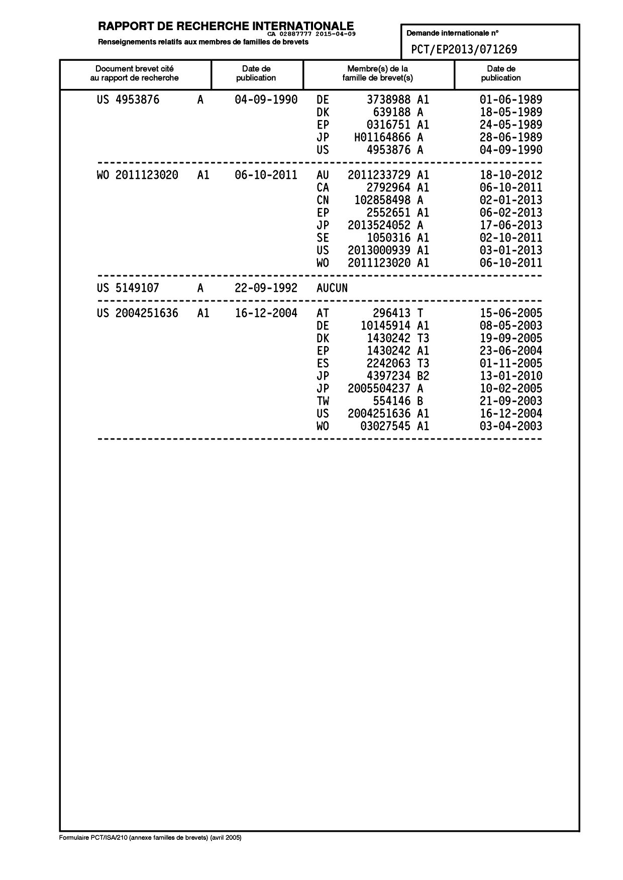 Document de brevet canadien 2887777. PCT 20141209. Image 2 de 2