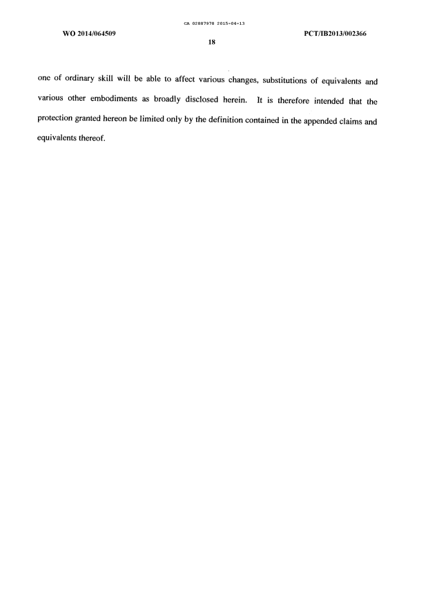 Document de brevet canadien 2887978. Description 20141213. Image 18 de 18
