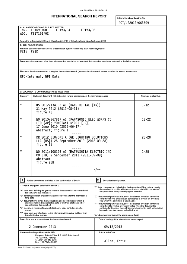 Document de brevet canadien 2888268. PCT 20141216. Image 1 de 9