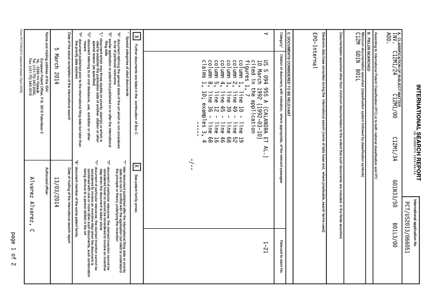 Document de brevet canadien 2888373. PCT 20141214. Image 1 de 4