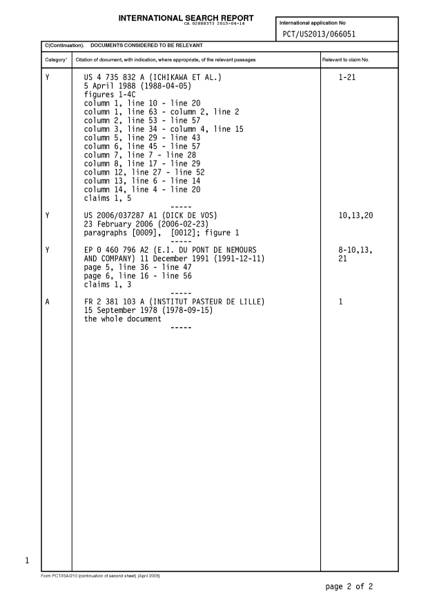 Document de brevet canadien 2888373. PCT 20141214. Image 2 de 4