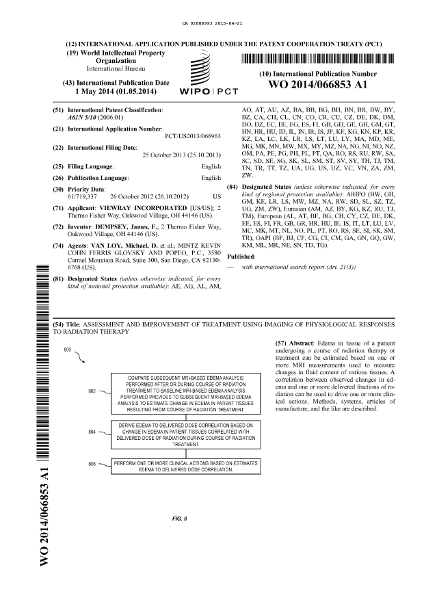 Document de brevet canadien 2888993. Abrégé 20141221. Image 1 de 1