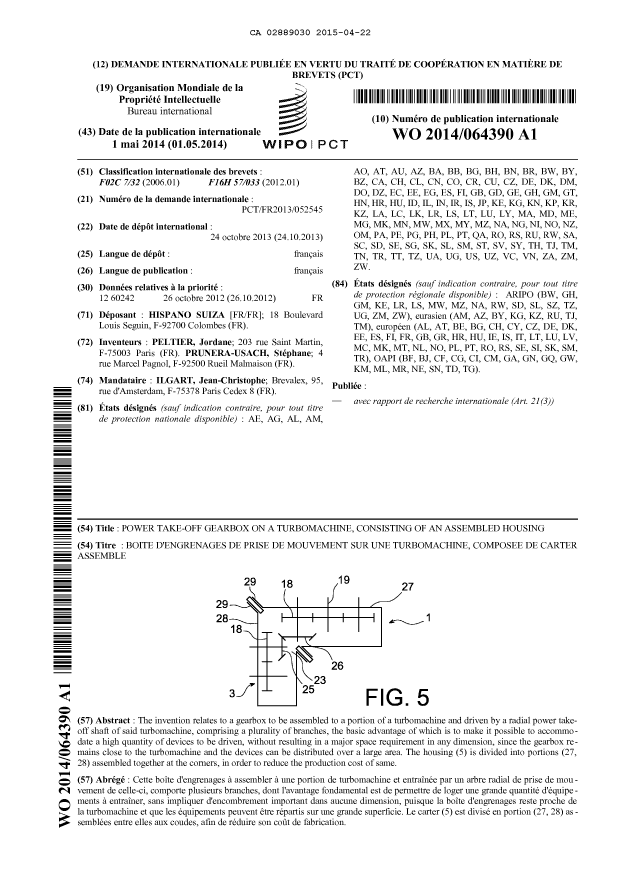 Document de brevet canadien 2889030. PCT 20141222. Image 16 de 16
