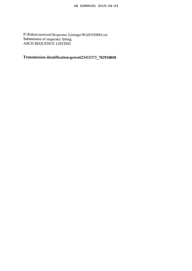 Document de brevet canadien 2889181. Poursuite-Amendment 20141223. Image 4 de 4