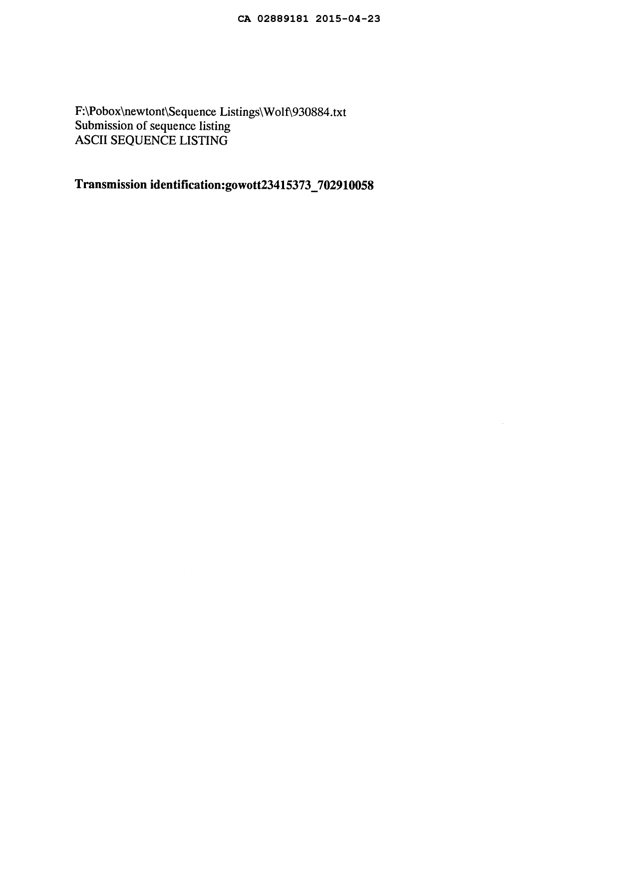 Document de brevet canadien 2889181. Poursuite-Amendment 20141223. Image 4 de 4