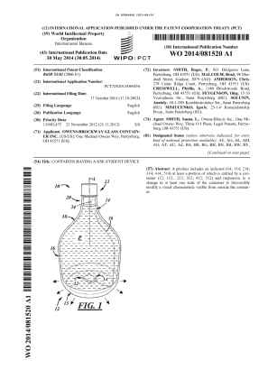 Document de brevet canadien 2889444. Abrégé 20141224. Image 1 de 2