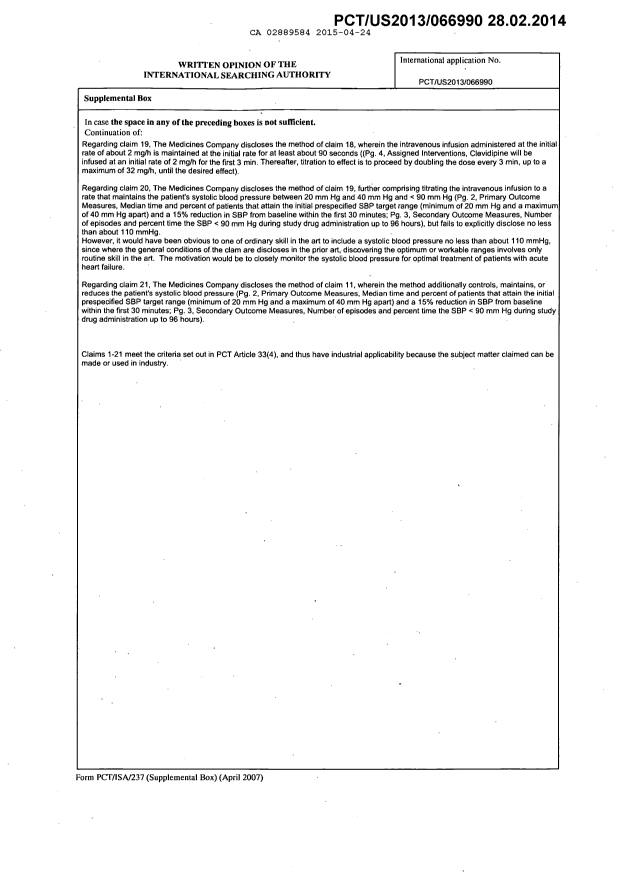 Document de brevet canadien 2889584. PCT 20150424. Image 7 de 7
