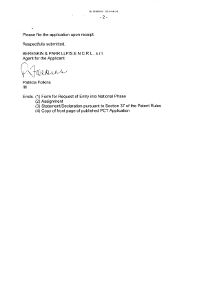 Document de brevet canadien 2889609. Cession 20150424. Image 2 de 5