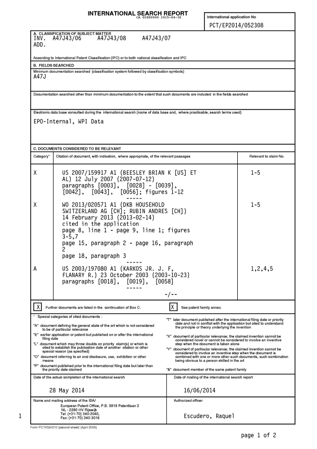 Canadian Patent Document 2889999. PCT 20150430. Image 1 of 6