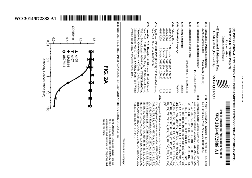 Document de brevet canadien 2890256. Abrégé 20141230. Image 1 de 2