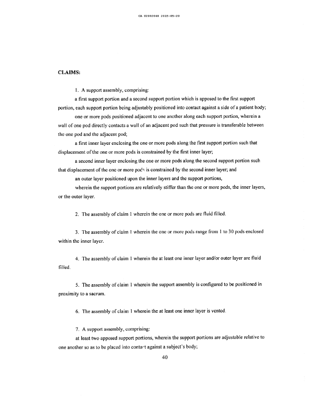 Document de brevet canadien 2892048. Revendications 20150521. Image 1 de 20