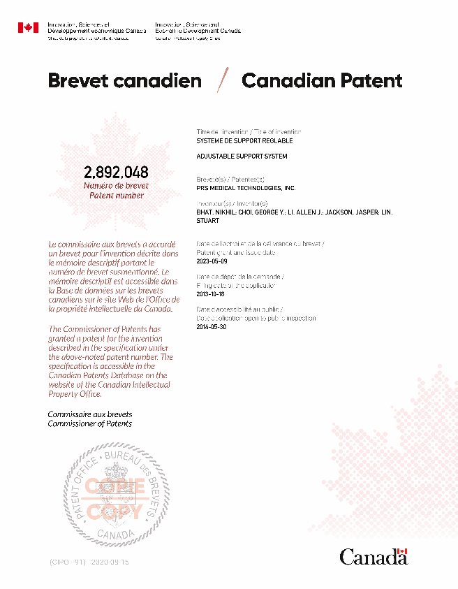 Document de brevet canadien 2892048. Certificat électronique d'octroi 20230509. Image 1 de 1