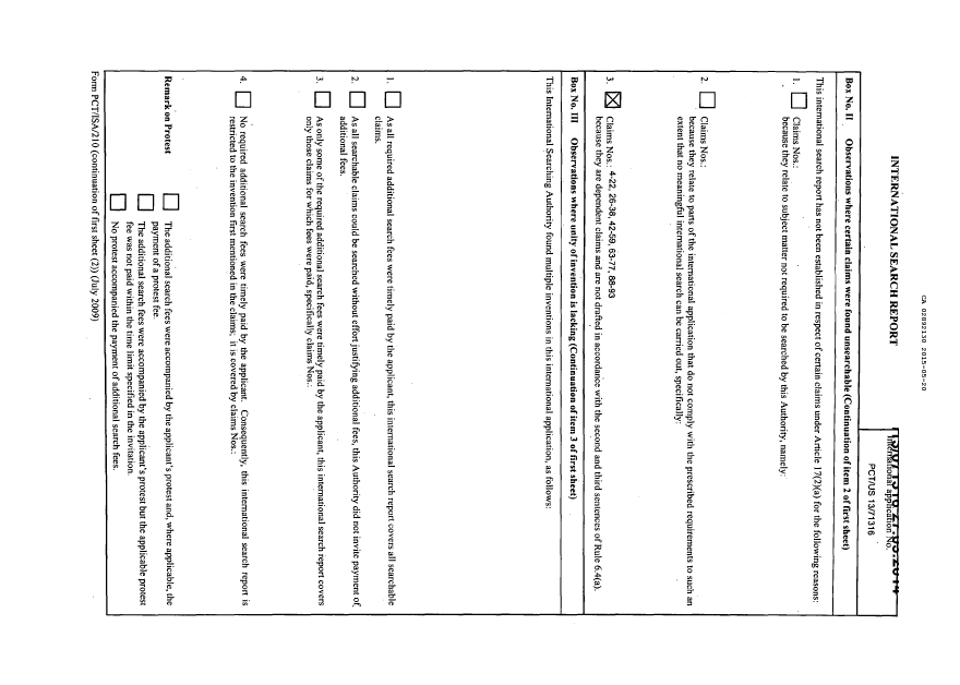 Document de brevet canadien 2892130. PCT 20141220. Image 10 de 10