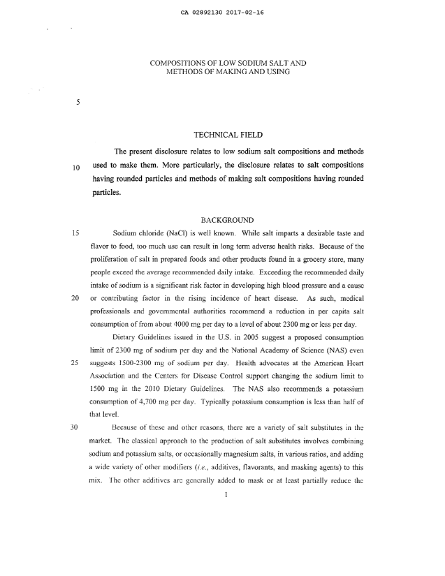 Document de brevet canadien 2892130. Description 20170815. Image 1 de 28