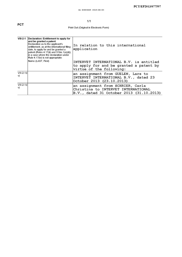 Canadian Patent Document 2893665. PCT 20150603. Image 8 of 8