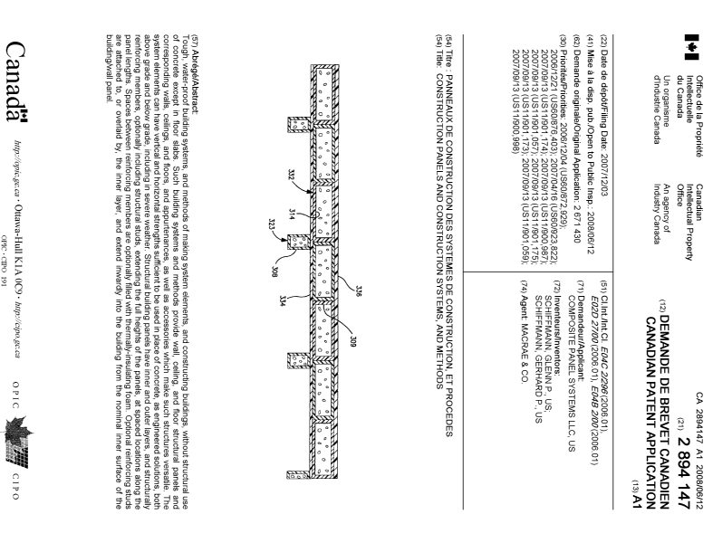 Document de brevet canadien 2894147. Page couverture 20141222. Image 1 de 1