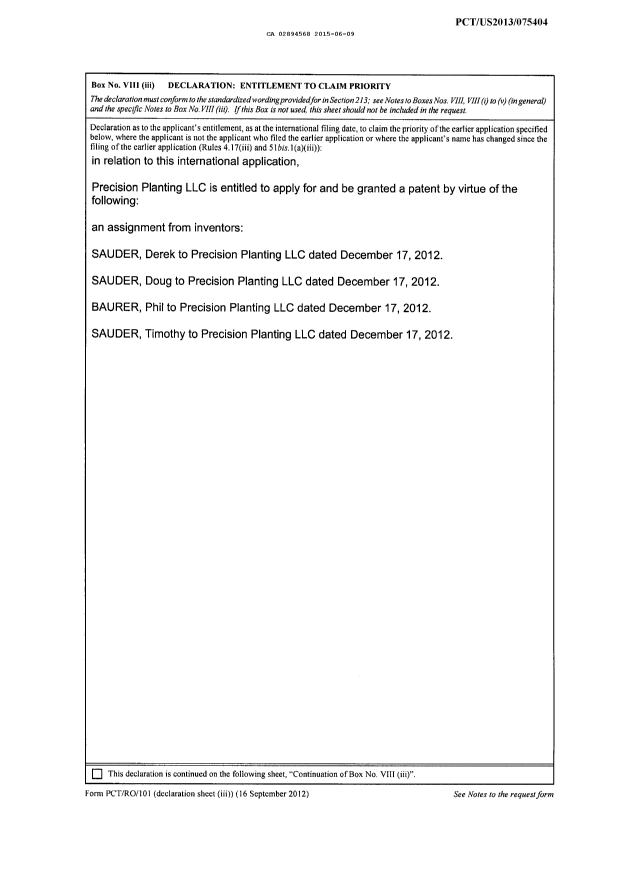 Document de brevet canadien 2894568. PCT 20141209. Image 1 de 3