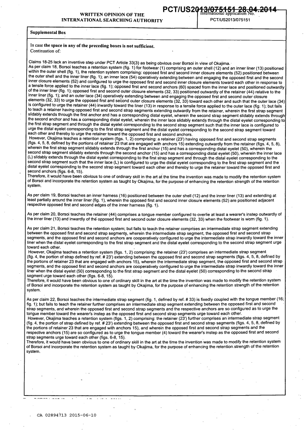 Document de brevet canadien 2894713. Rapport de recherche internationale 20141210. Image 7 de 8