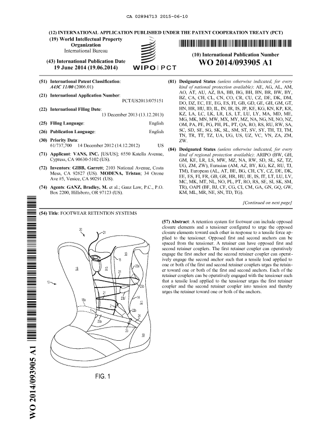 Document de brevet canadien 2894713. Abrégé 20150610. Image 1 de 2