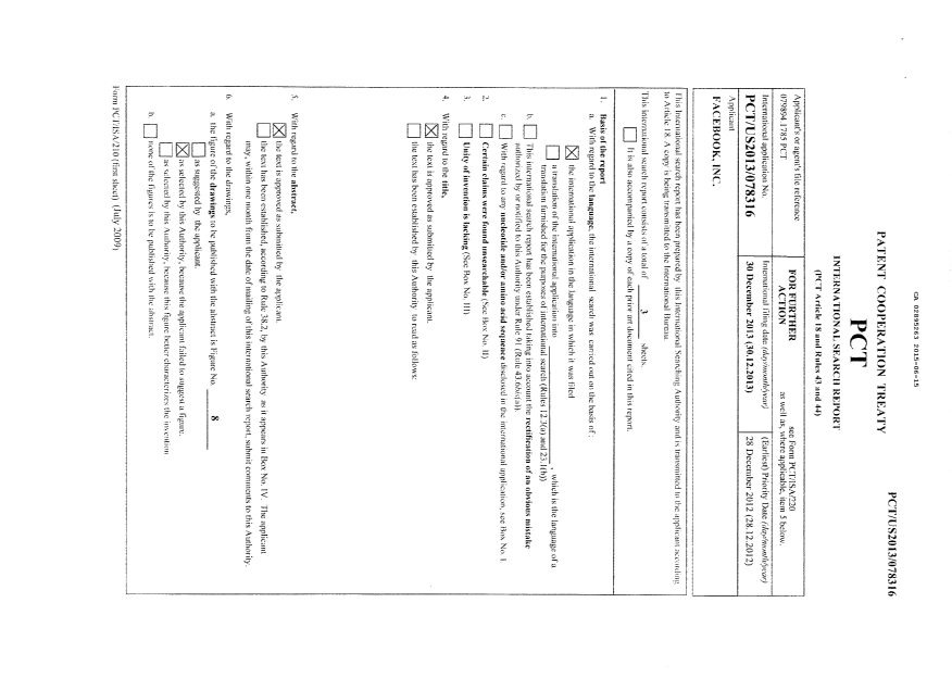 Document de brevet canadien 2895263. PCT 20141215. Image 1 de 11
