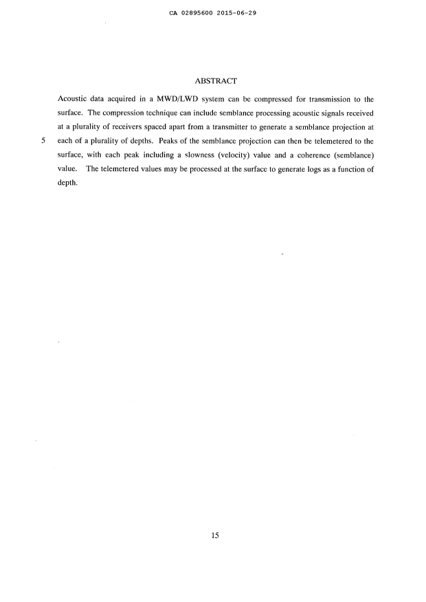 Document de brevet canadien 2895600. Abrégé 20141229. Image 1 de 1