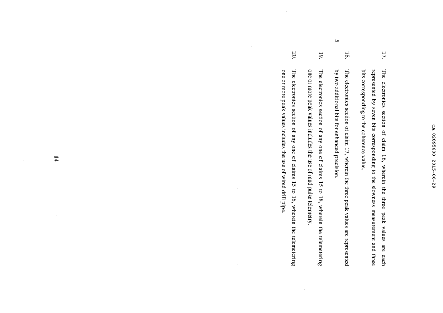 Document de brevet canadien 2895600. Revendications 20151231. Image 4 de 4