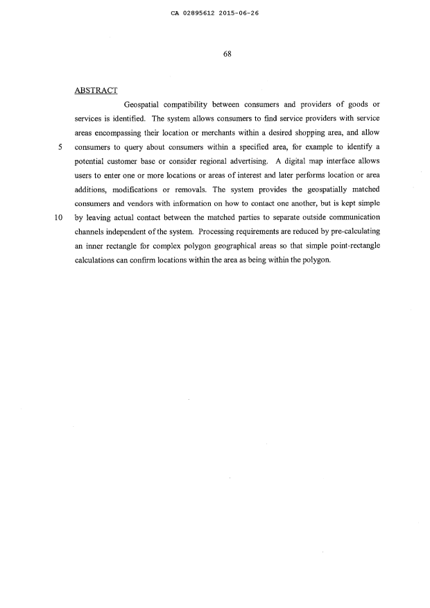 Document de brevet canadien 2895612. Abrégé 20141226. Image 1 de 1