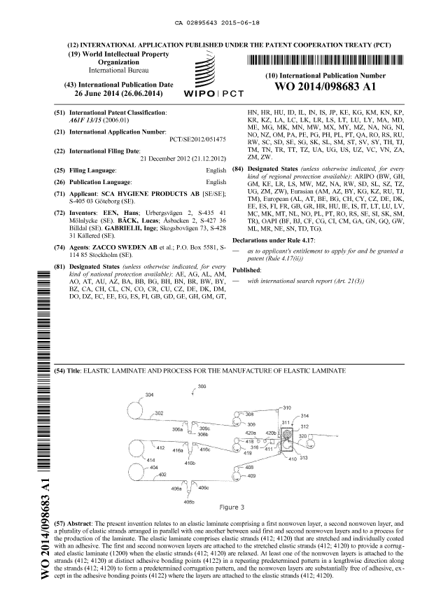 Document de brevet canadien 2895643. Abrégé 20141218. Image 1 de 1