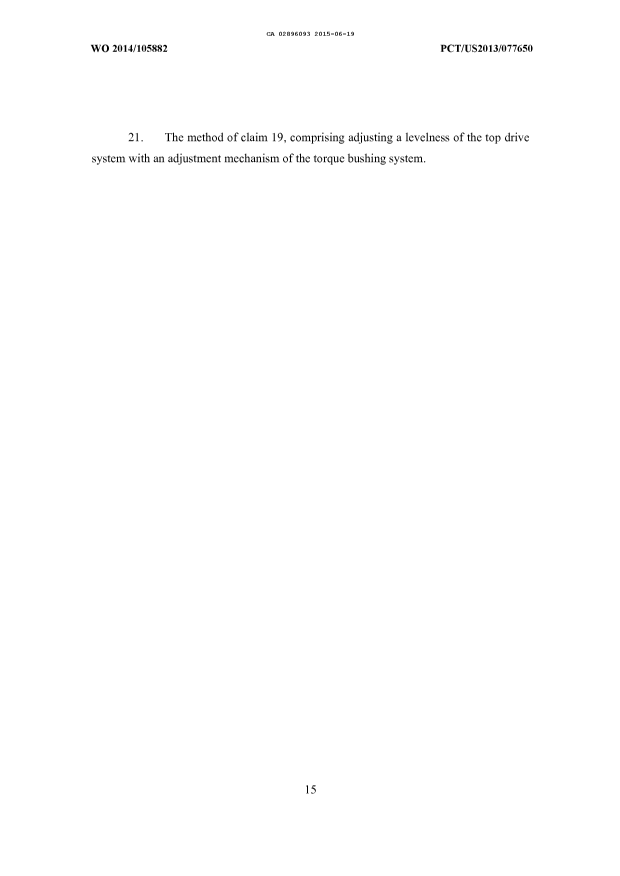 Document de brevet canadien 2896093. Revendications 20150619. Image 4 de 4