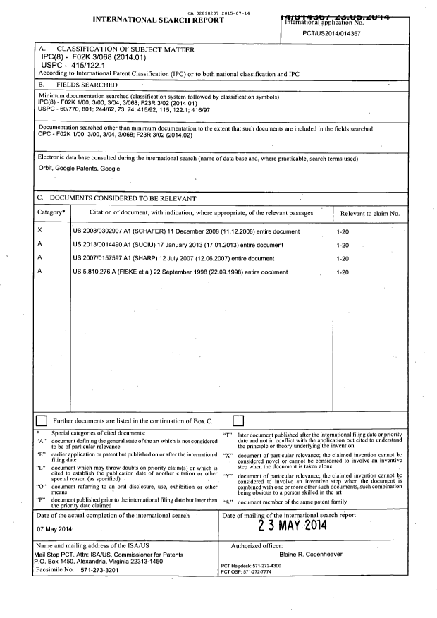 Document de brevet canadien 2898207. PCT 20141214. Image 1 de 1